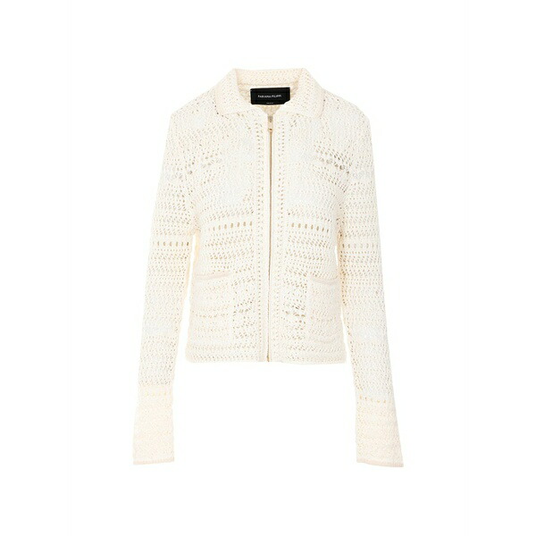 ファビアナ フィリッピ レディース ジレー アウター Zip-up cardigan Neutrals