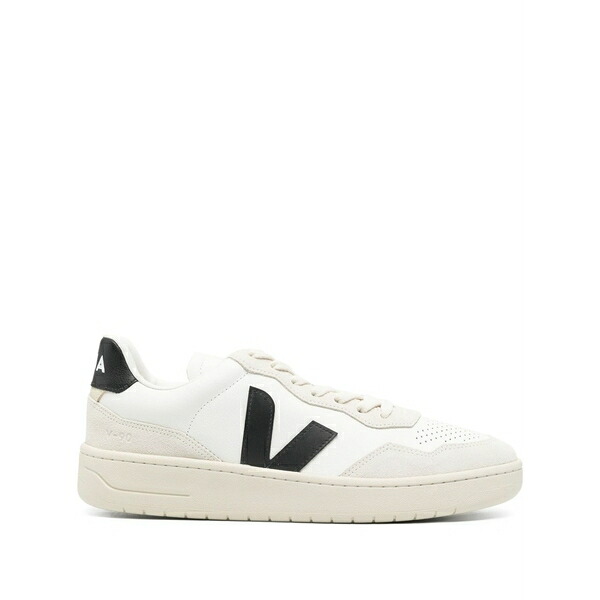 ヴェジャ メンズ スニーカー シューズ Logo-patch sneakers White