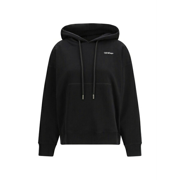 オフホワイト レディース パーカー・スウェットシャツ アウター Arrow skate hoodie Black｜asty