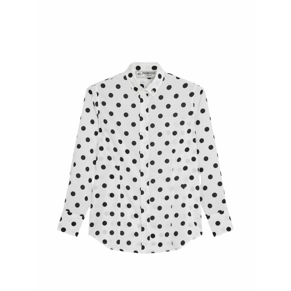 フィオルッチ レディース プルオーバー トップス Polka-dot shirt White