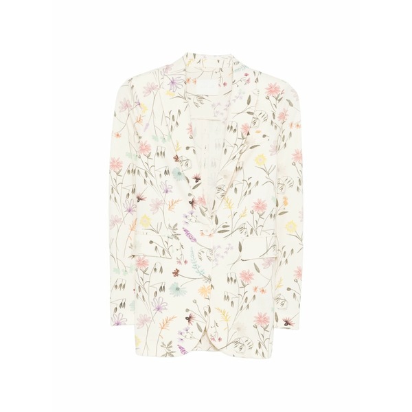 チルコロ1901 レディース 上衣＆上衣 アウター Floral-print blazer Neutrals