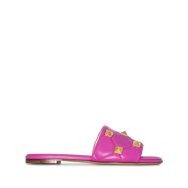 ヴァレンティノ ガラヴァーニ レディース サンダル シューズ Roman stud flat sandals Pink