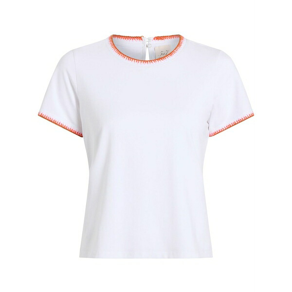 サンクアセプト レディース ティーシャツ トップス Shrunken t-shirt White