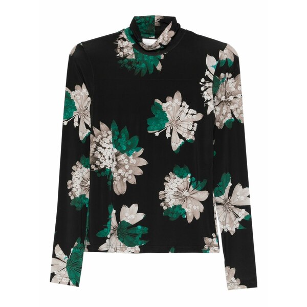 クリスチャン ワイナンツ レディース ティーシャツ トップス Tugal floral top Black