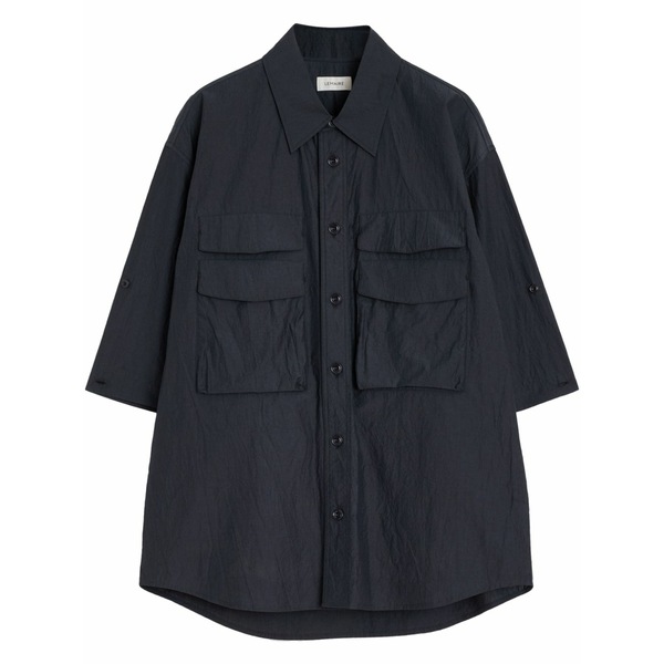 ルメール メンズ プルオーバー トップス Crepe shirt Black