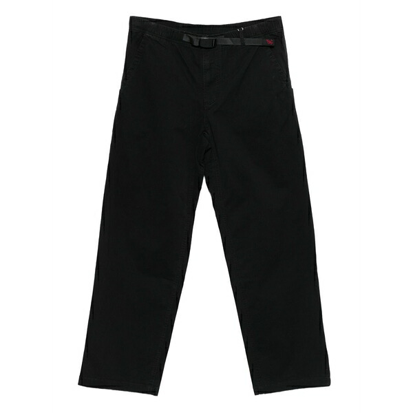 グラミチ メンズ 心地よいズボン下 ボトムス Belted pants Black