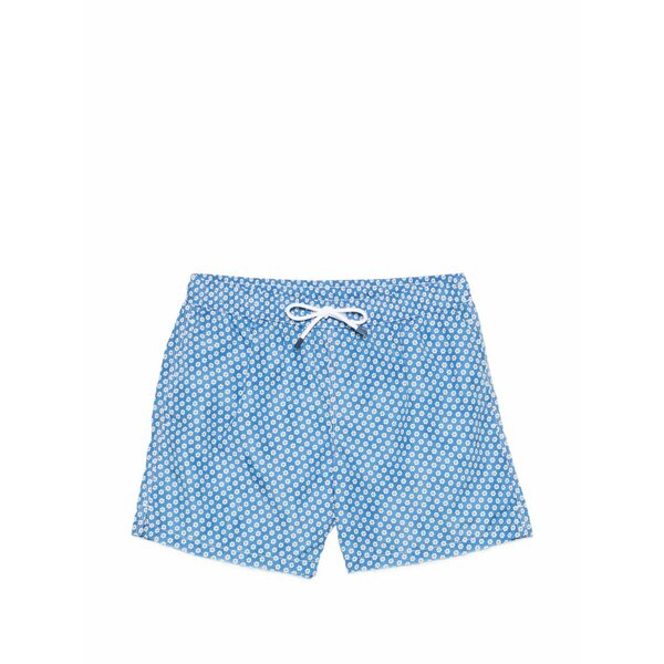 フェデーリ メンズ 心地好いズボン下 ボトムス Floral swim shorts Blue