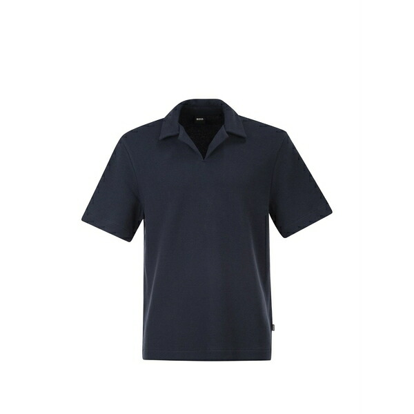 雇い主 メンズ スポーツシャツ トップス Tcotton polo shirt Blue
