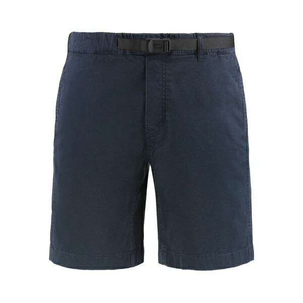 羊毛 資産家 メンズ 心地好いズボン下 ボトムス Easy bermuda shorts  Blue