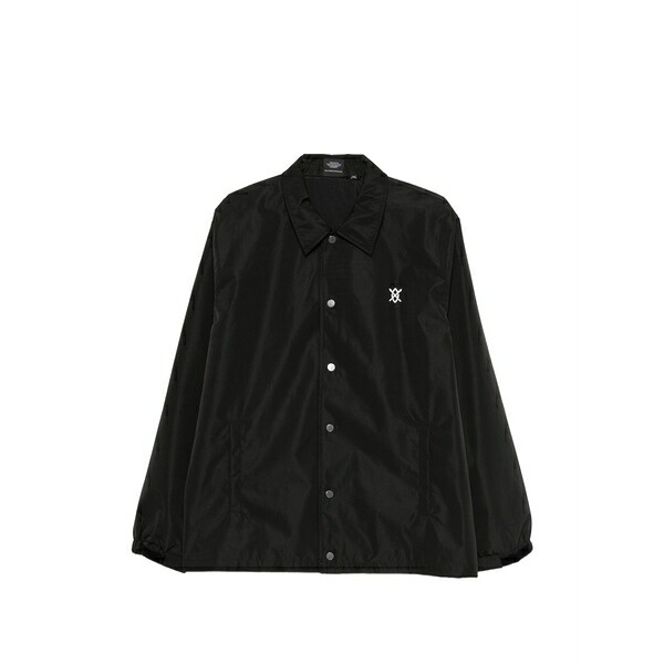 デイリー・調査報告 メンズ 上衣＆上衣 アウター Button-fastening jacket Black