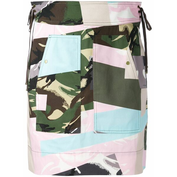 ケンゾー レディース スコート ボトムス Broken camo skirt Multicolour