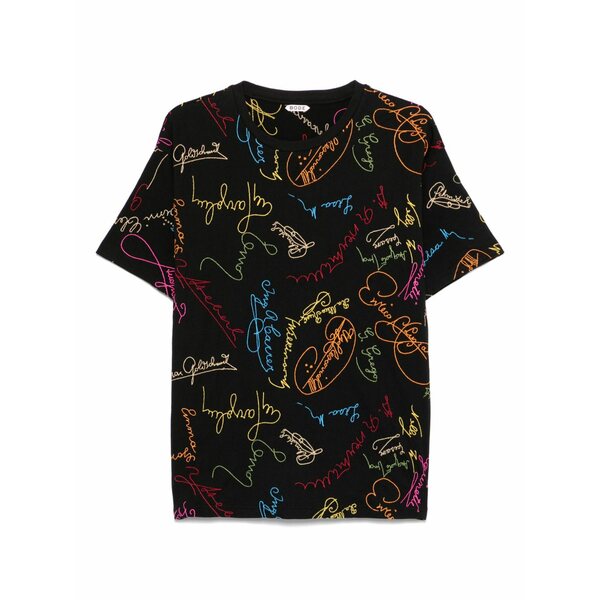 ボーディ メンズ ティーシャツ トップス Signature scrawl t-shirt Black