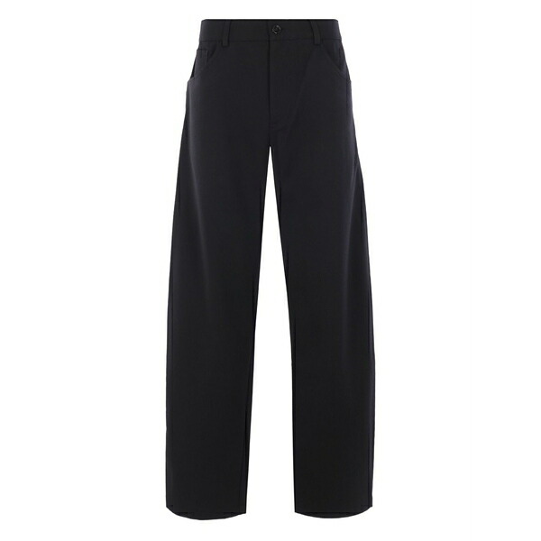 空想科学小説アール メンズ 心地好いズボン下 ボトムス Five-pocket twill trousers Black