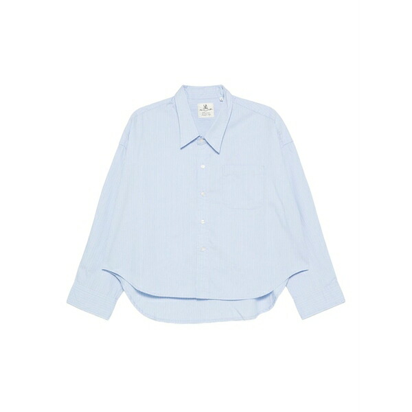 デニミスト レディース プルオーバー トップス Cropped shirt Blue