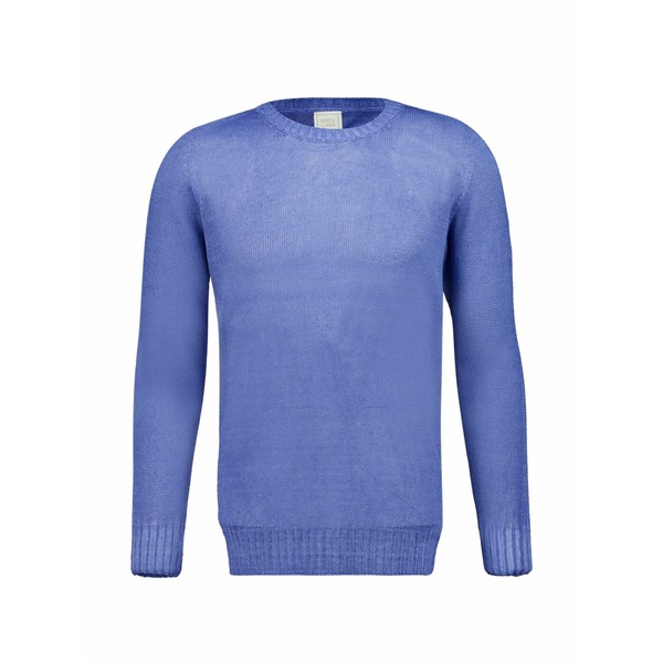 １２０％リノ メンズ 編み物\u0026プルオーバー アウター Long-sleeve sweater Blue