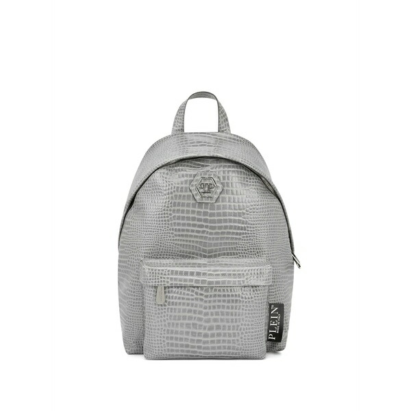 フィリップ飾り気の無い メンズ うしろ側風呂敷き包み・背嚢 御徒面子 Top-handle leather backpack Grey