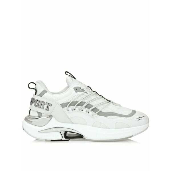 飾り気のない運動競技 メンズ スニーカー シューズ Runner pressure //gen.x.04 sneakers  White