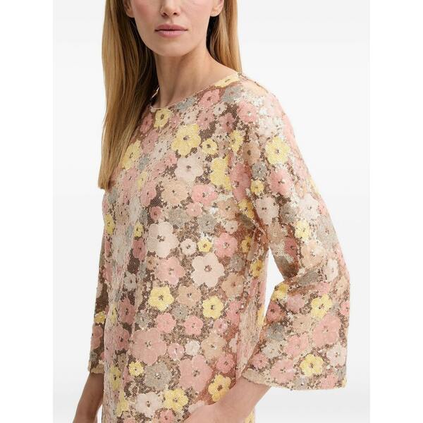 ブルンスバザー レディース 衣装 トップス Alternifoliusbbkeiran sequin floral mini dress Neutrals