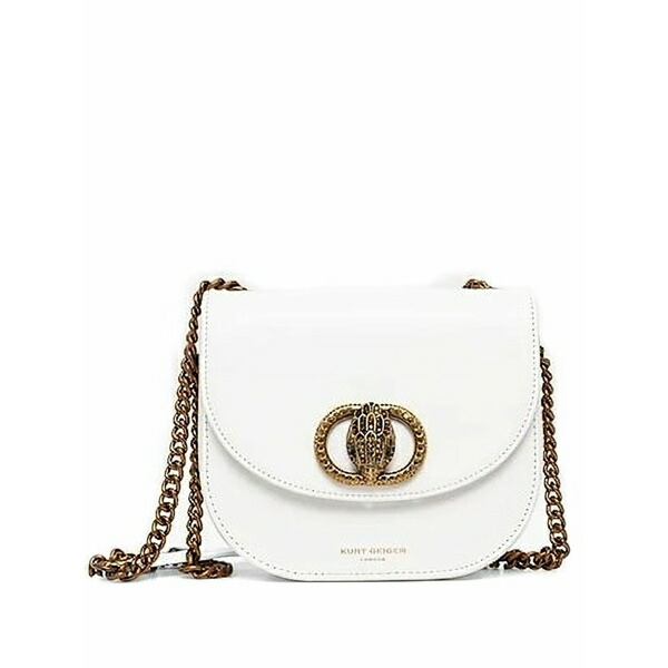 カートジェイガーロンドン レディース ショルダーバッグ 御徒面子 Logo-plaque chain bag White