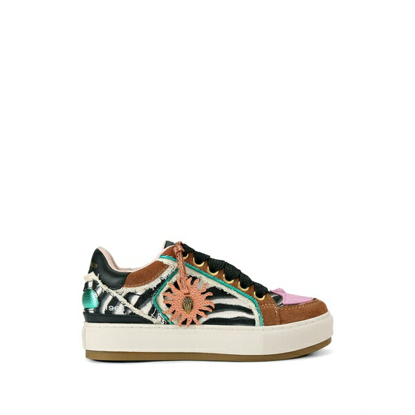 カートジェイガーロンドン レディース スニーカー シューズ Zebra print sunbeam tag sneakers Brown