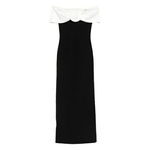 セルフ・ポートレイト レディース 衣裳 トップス Flower datail maxi dress Black
