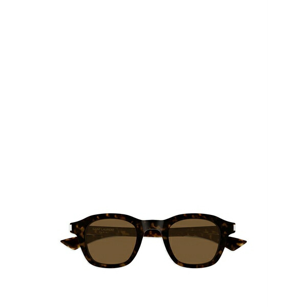 サンローラン アイウェア メンズ サングラス・アイウェア 添え物 Round-frame sunglasses Brown