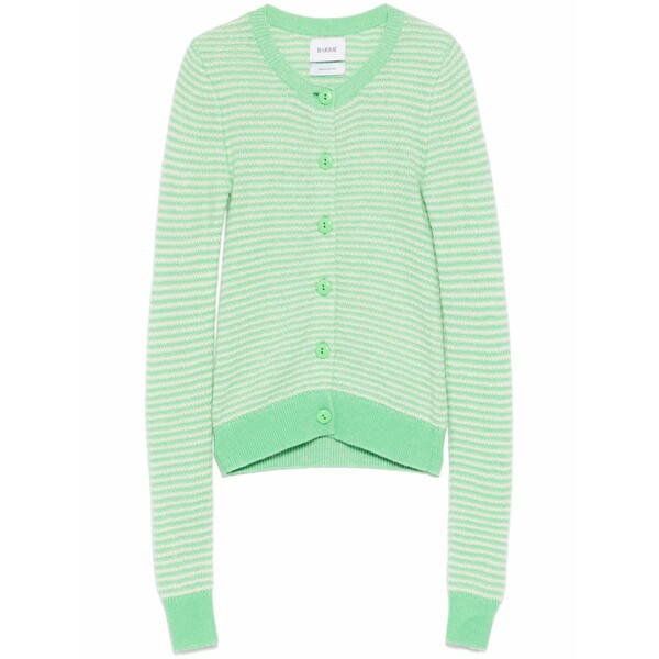 バリー レディース ジレー アウター Stripes cardigan  Green