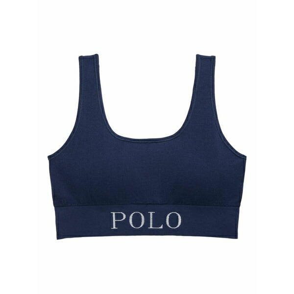 ラルフローレン レディース カットソー トップス Ribbed seamless top Blue