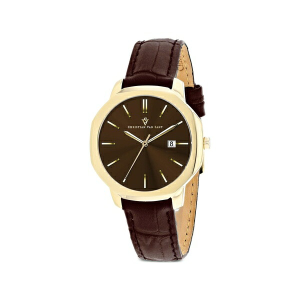 クリスチャンバンサント レディース ウォッチ 佩び物 Octave 37粍 watch Brown