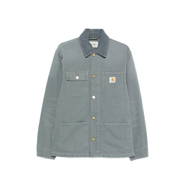 鉄道車両ハート型 メンズ 上衣＆上衣 アウター Michigan corduroy-collar jacket Grey