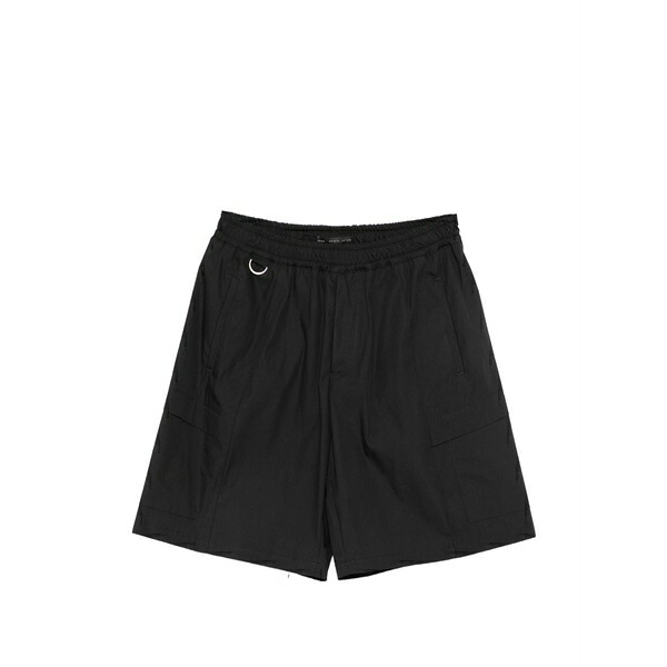 ロウブランド メンズ 心地好いズボン下 ボトムス Comb cargo shorts Black