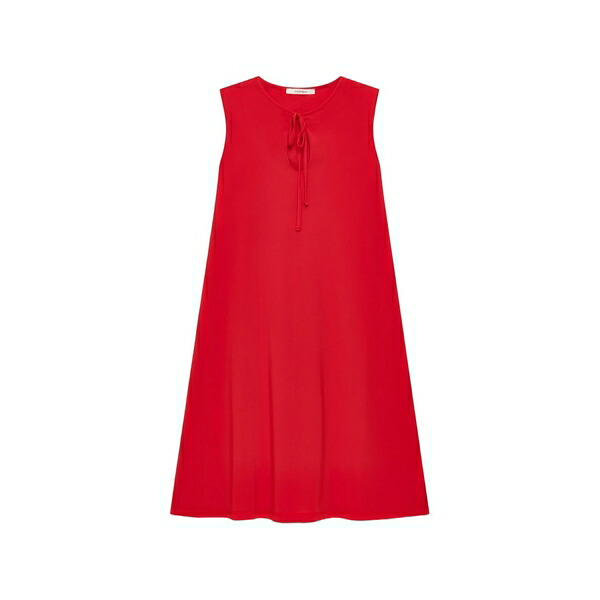 マリパルミ レディース 衣裳 トップス Keyhole tie-fastening dress Red
