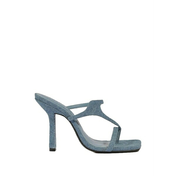 シュッツ レディース サンダル シューズ Floral-appliqu￡ denim sandals Blue