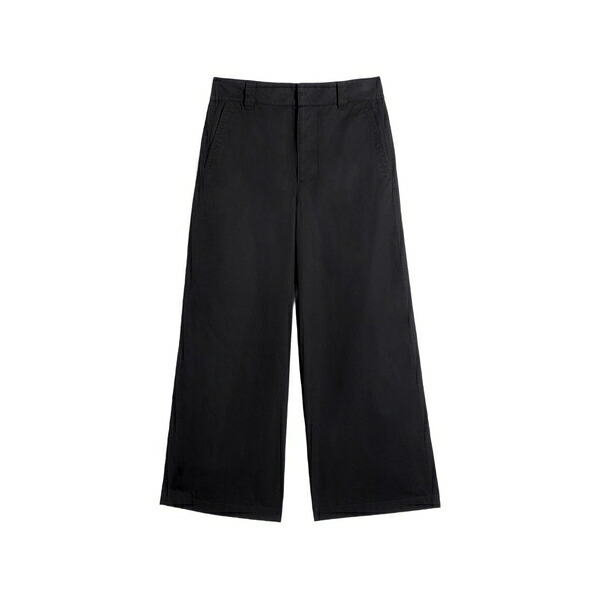 ルメール メンズ カジュアルパンツ ボトムス Straight high-waisted trousers Black|asty