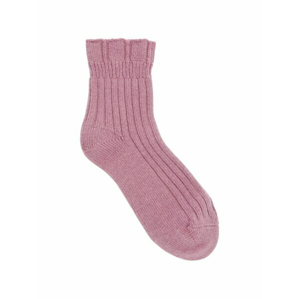 ファルケ レディース ソックス アンダー御召しもの Ribbed socks Pink