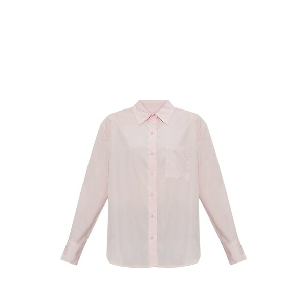 ラグアンドボーン レディース プルオーバー トップス Connie chest-pocket shirt Pink