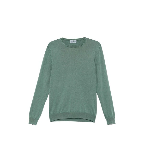 デラ・チアーナ メンズ 編み物\u0026ティーシャツ アウター Crew neck long-sleeve sweater Green