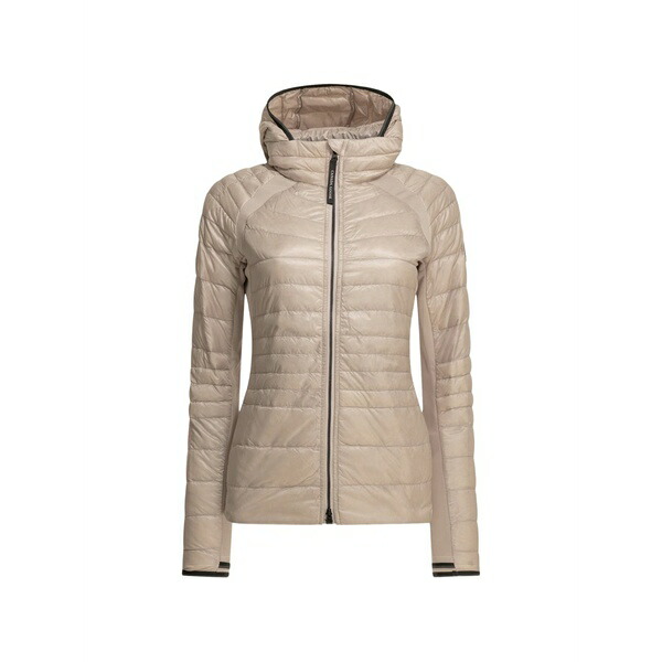 カナダグース レディース 上衣＆上衣 アウター Hybridge lite hooded jacket Neutrals