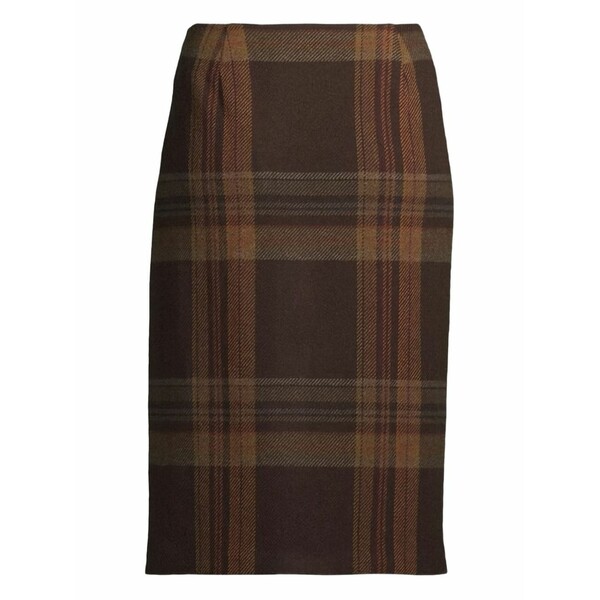 ラルフローレン レディース スコート ボトムス Plaid-pattern MIDI skirt Brown