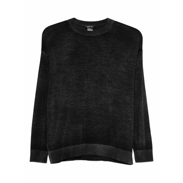 アヴァントワ レディース ティーシャツ トップス Crew-neck top Black