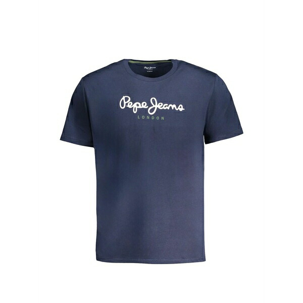 ペペジーンズ メンズ プルオーバー トップス Short-sleeve round-neck t-shirt Blue