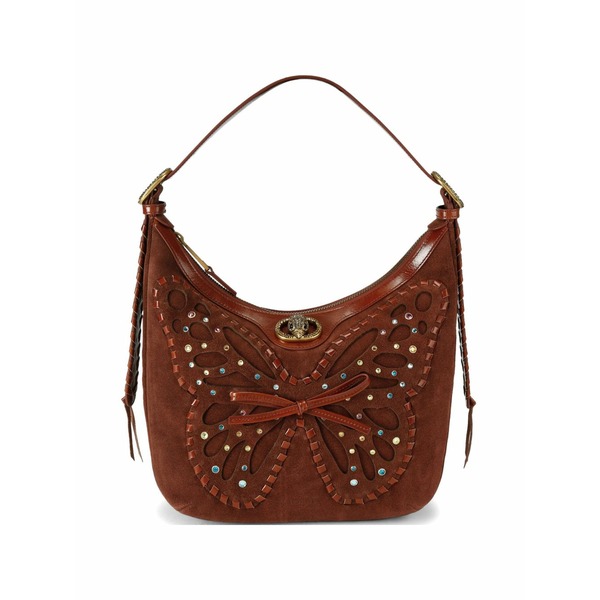 カートジェイガーロンドン レディース ショルダーバッグ 御徒面子 Butterfly embellished Brown