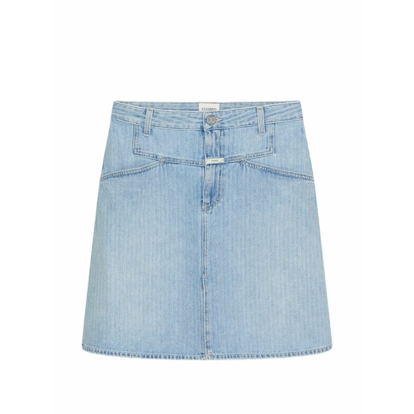 クローズド レディース スコート ボトムス Front slit denim mini skirt Blue