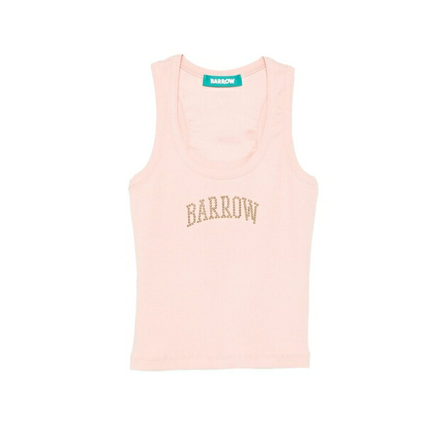 バロウ レディース カットソー トップス Embellished tantk top Pink