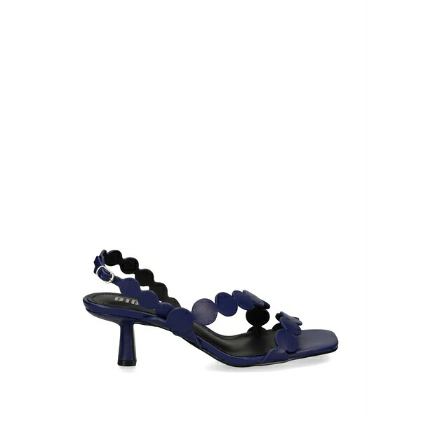 ビビロウ レディース サンダル シューズ Onami scalloped leather sandals Blue