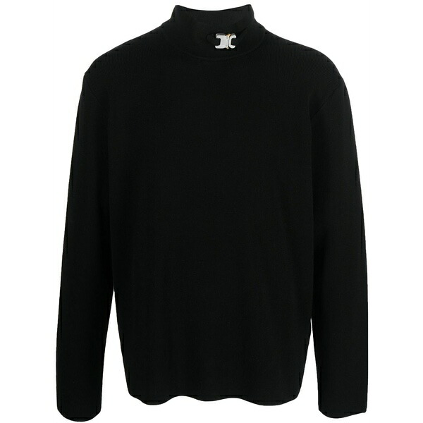 1017 蟻クス 9 エスエム メンズ 編み物\u0026スウェーター アウター Roll-neck long-sleeve jumper  Black