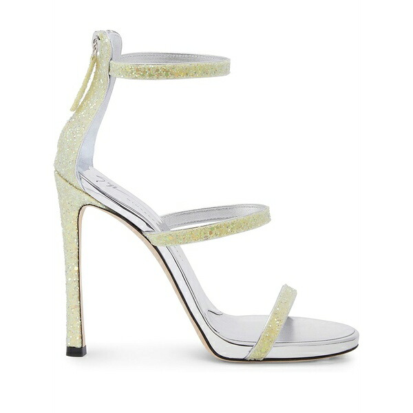 ジュゼッペザノッティ レディース サンダル シューズ Harmony glitter strappy sandals Yellow