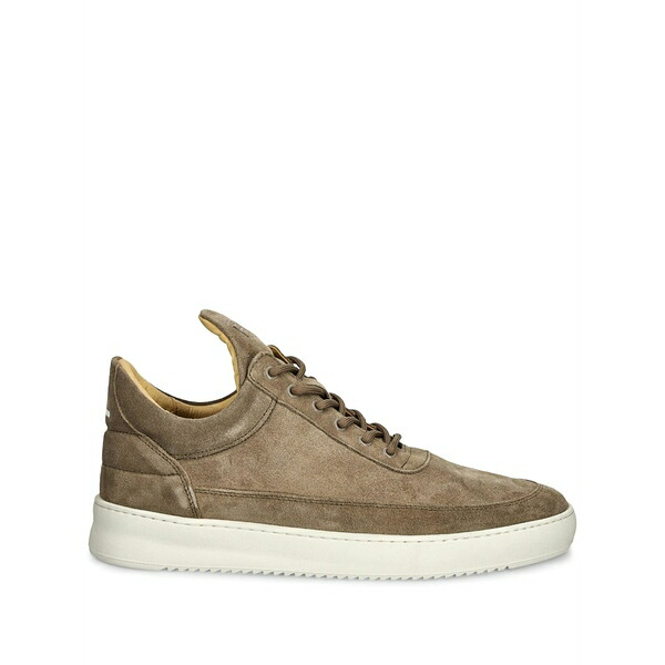 フィリングピース メンズ スニーカー シューズ Suede sneakers Brown
