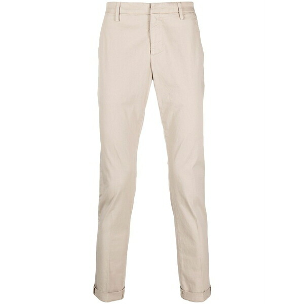ドンダップ メンズ 心地よいズボン下 ボトムス Mid-rise cropped chinos Neutrals