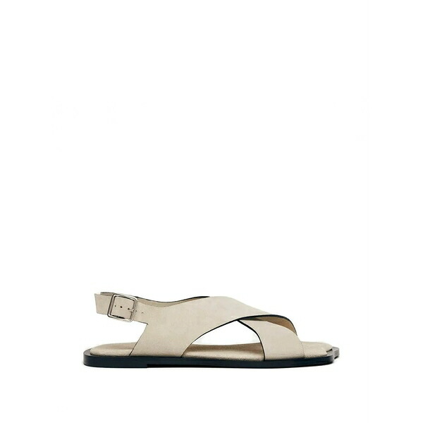 アロハス レディース サンダル シューズ Criss-cross buckle sandals Neutrals